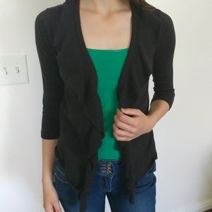 Ruffled Cardigan